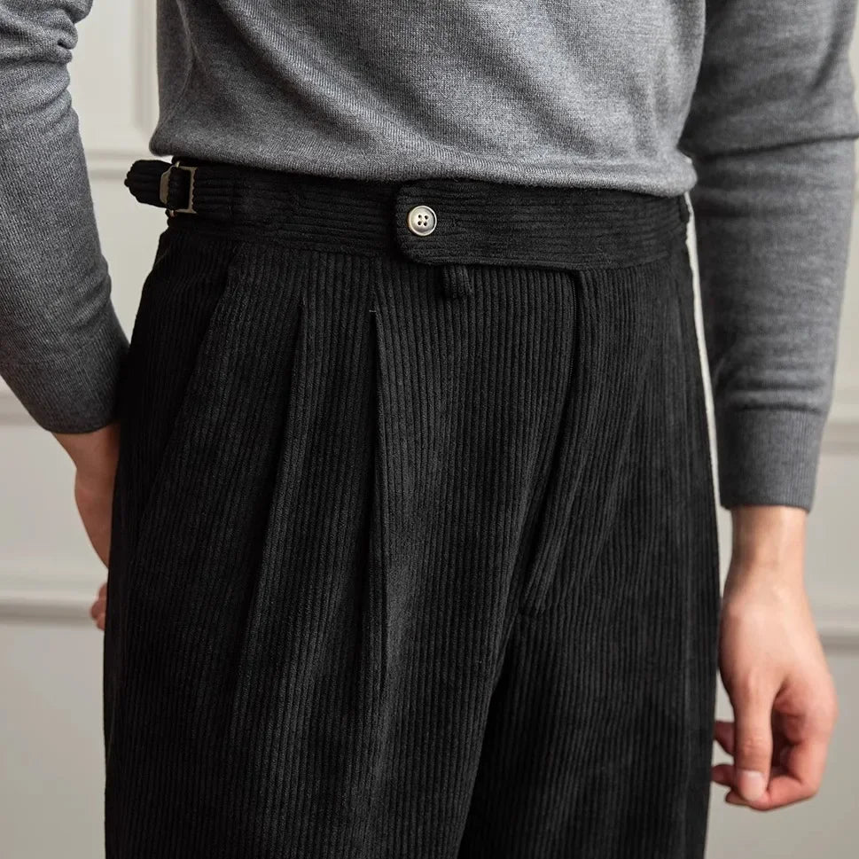 Pantaloni di velluto a coste premium
