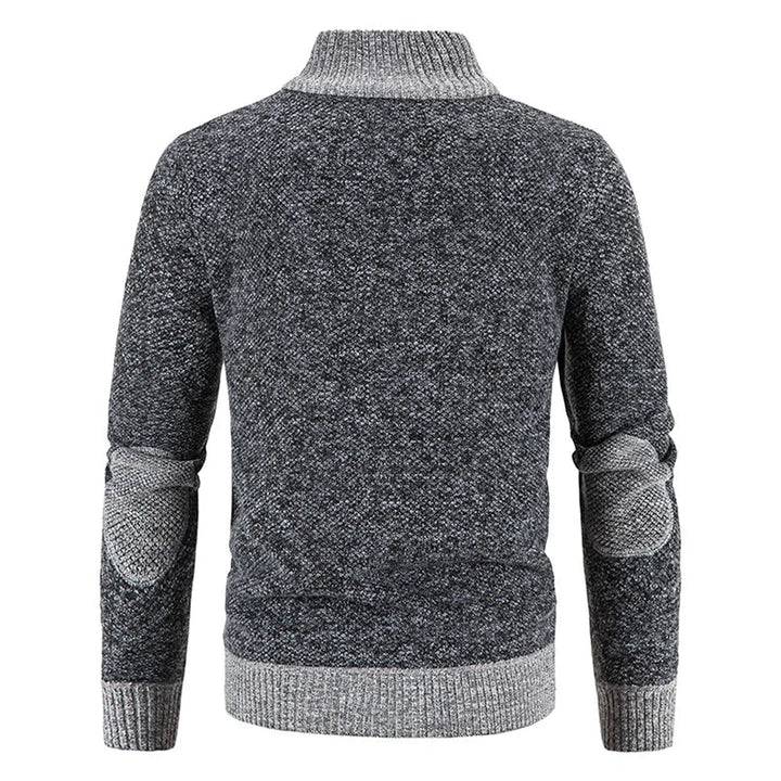 Cardigan elegante in maglia con zip