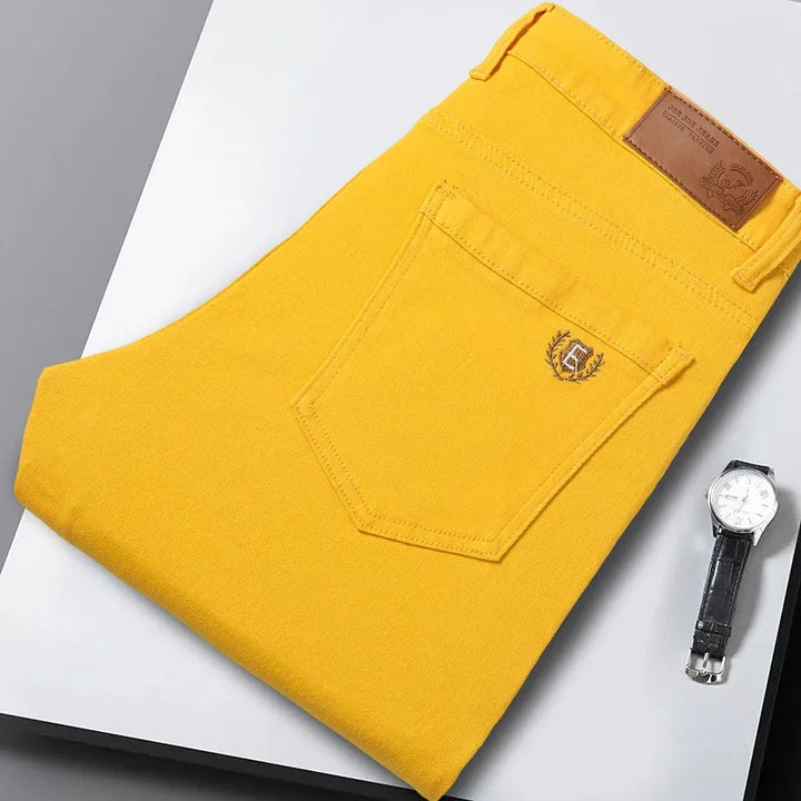 Eleganti jeans elasticizzati in denim