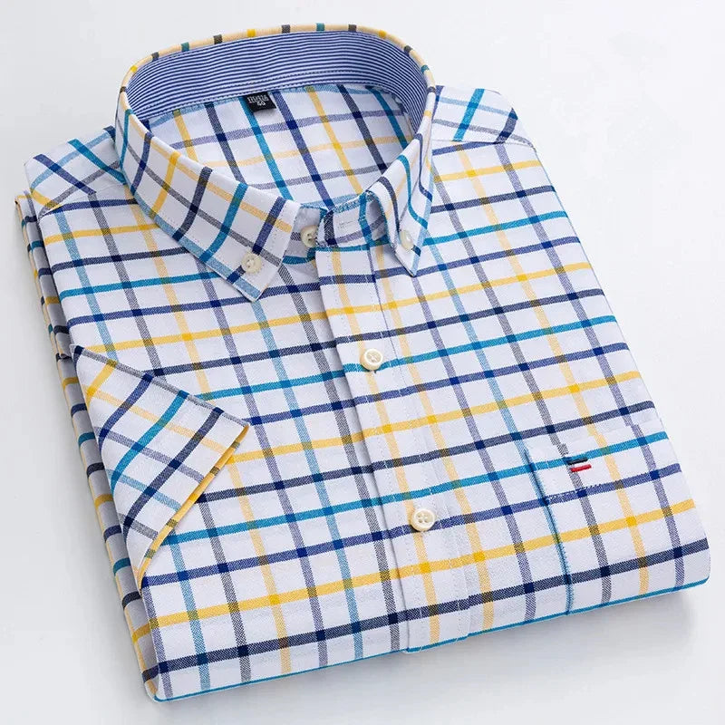Givalli - Camicia da uomo in cotone elegante