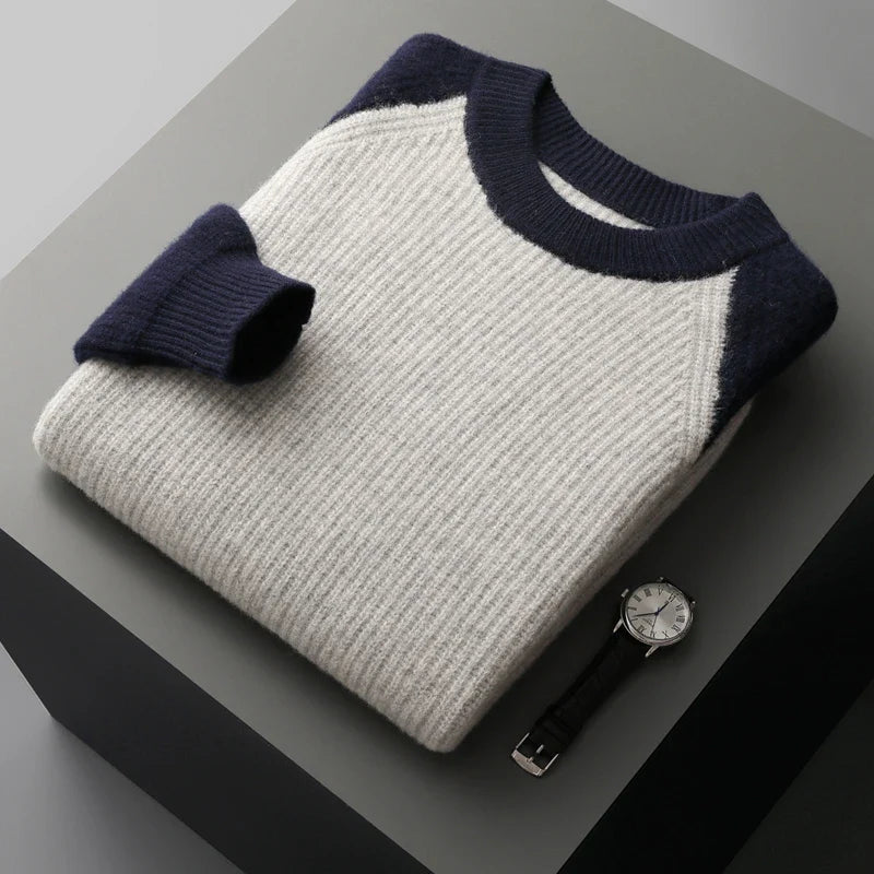 Maglione classico in lana merino