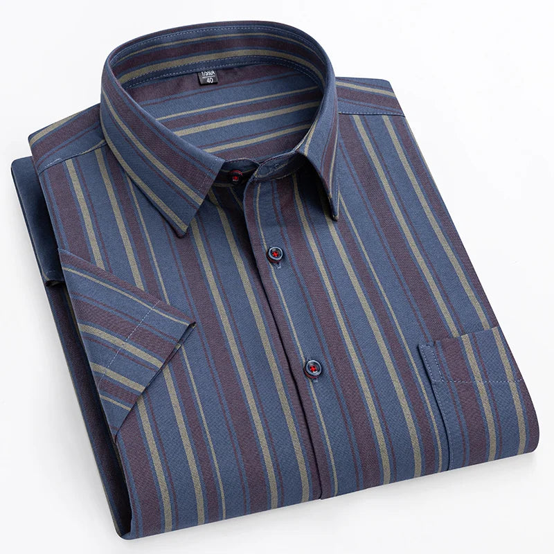 Givalli - Camicia in cotone a maniche corte