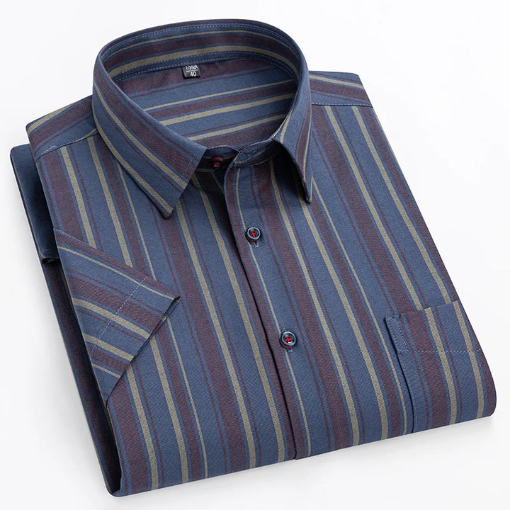 Givalli - Camicia in cotone a maniche corte