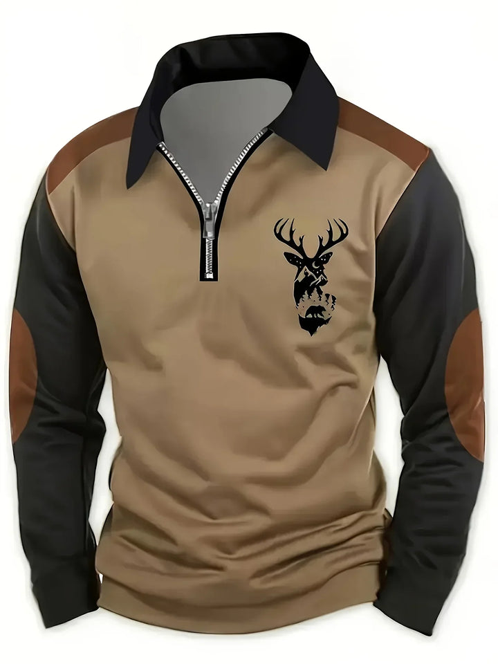 Maglione con zip vintage