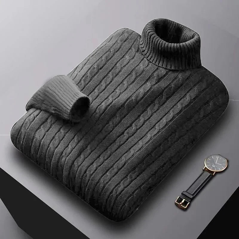 Maglia a collo alto da uomo premium