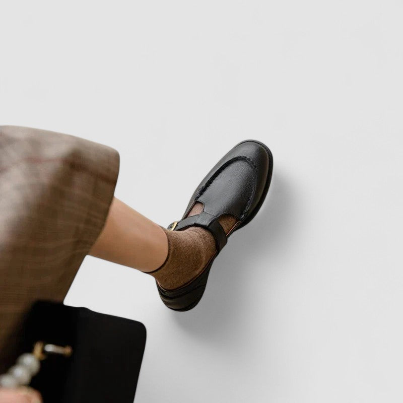 AVERY™|SCARPE ORTOPEDICHE MARY JANE A PUNTA QUADRATA