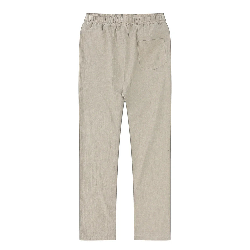 Pantaloni di lino traspiranti