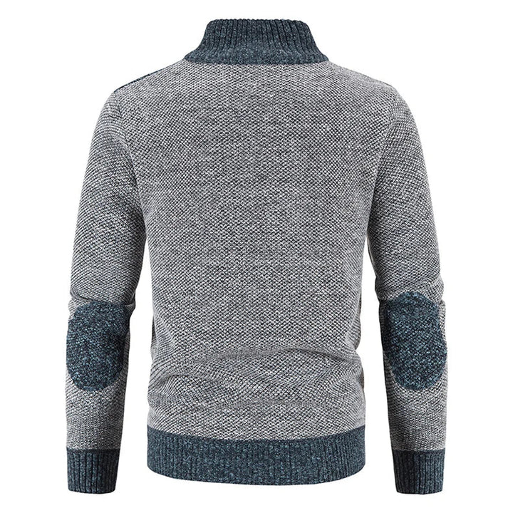 Cardigan elegante in maglia con zip
