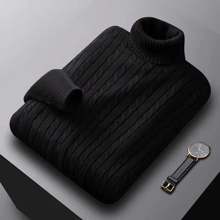 Maglia a collo alto da uomo premium