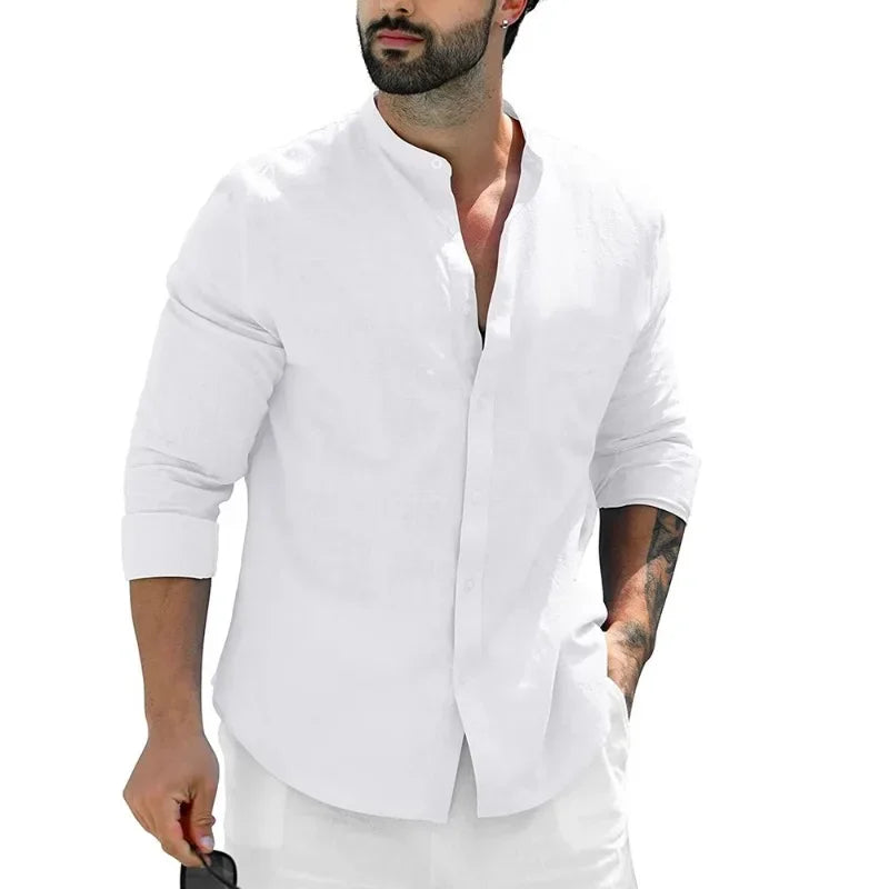 Camicia di lino casual