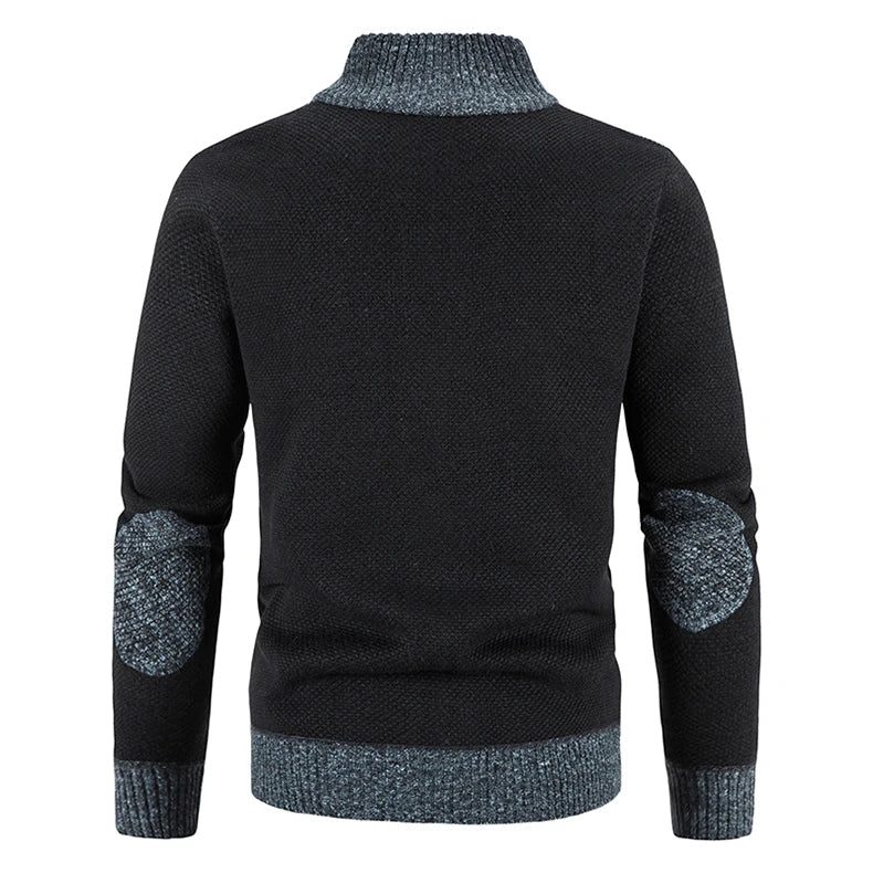 Cardigan elegante in maglia con zip