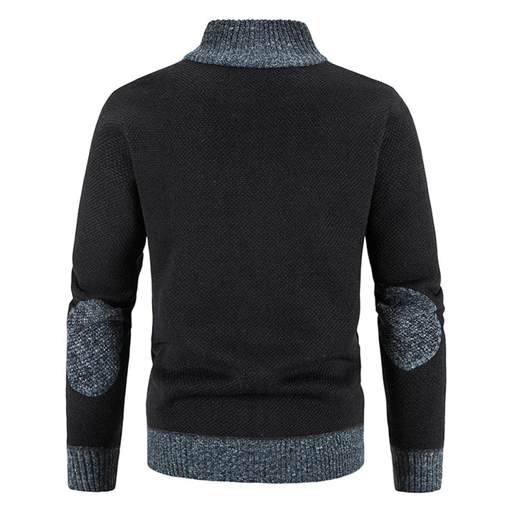 Cardigan elegante in maglia con zip
