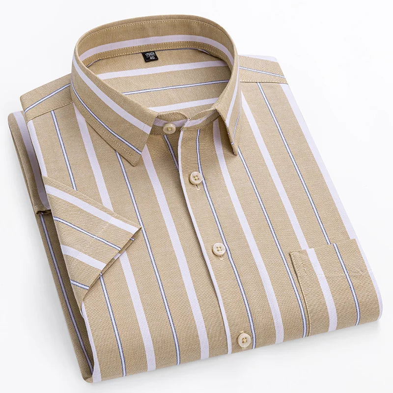 Givalli - Camicia in cotone a maniche corte