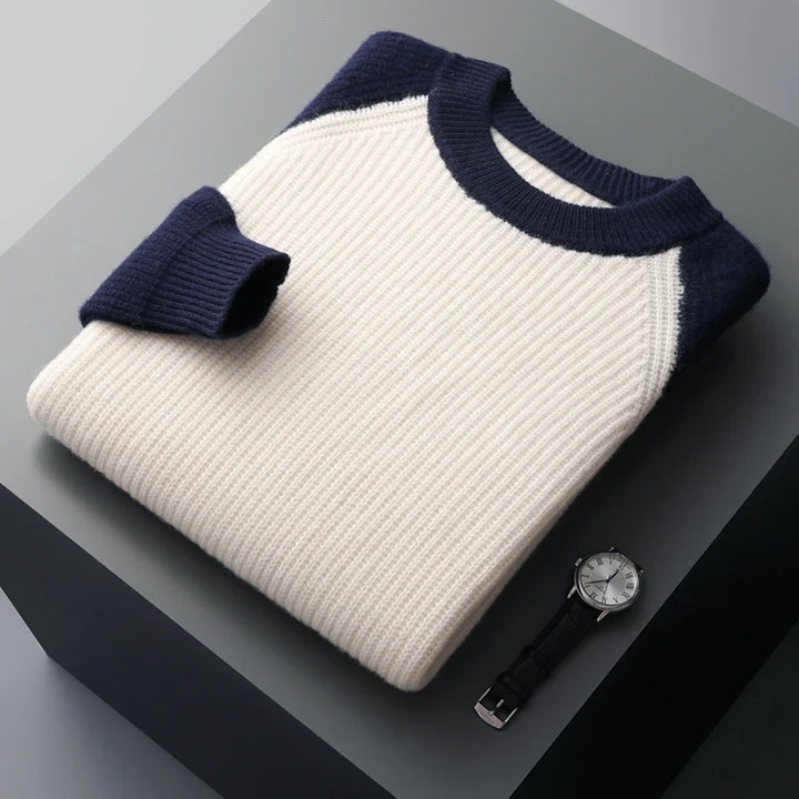 Maglione classico in lana merino