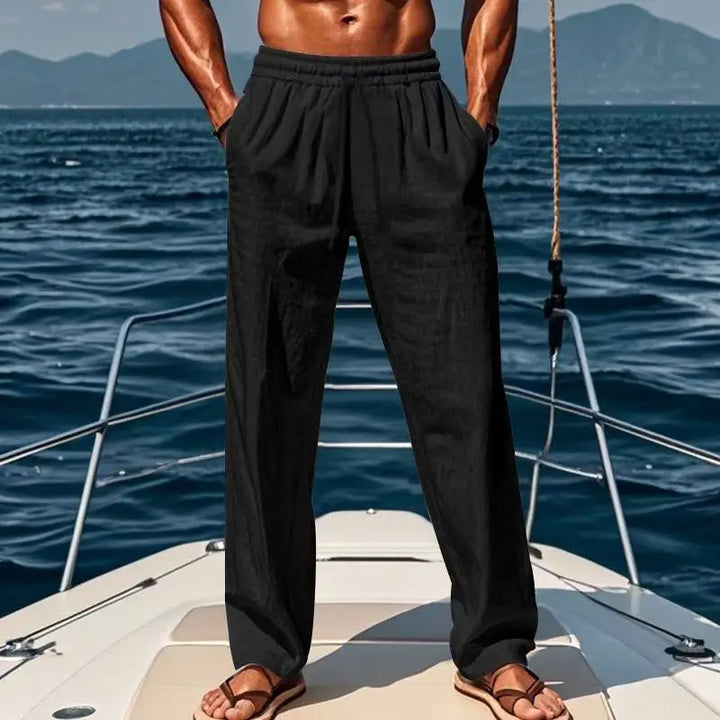 Pantaloni di lino Hawaï