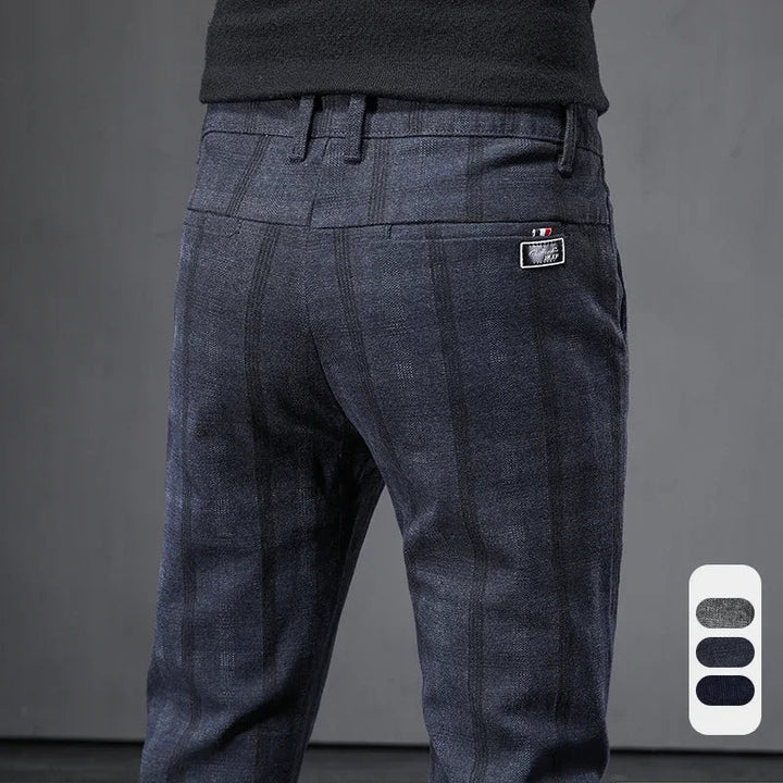 Pantaloni casual a quadri