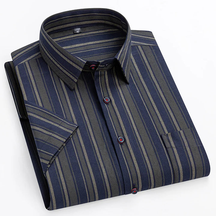 Givalli - Camicia in cotone a maniche corte