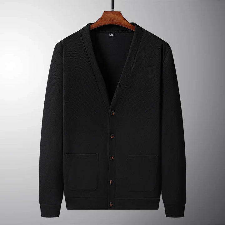 Cardigan elegante con scollo a V