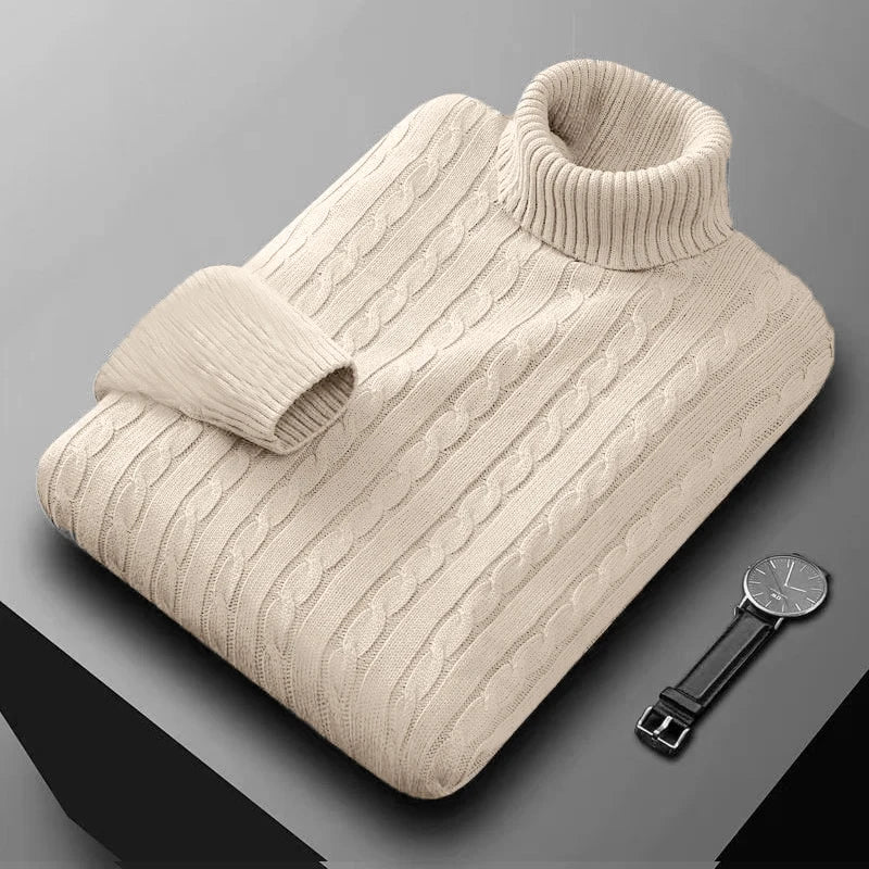 Maglia a collo alto da uomo premium