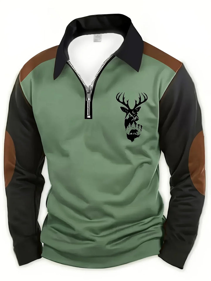 Maglione con zip vintage