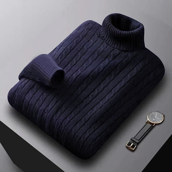 Maglia a collo alto da uomo premium