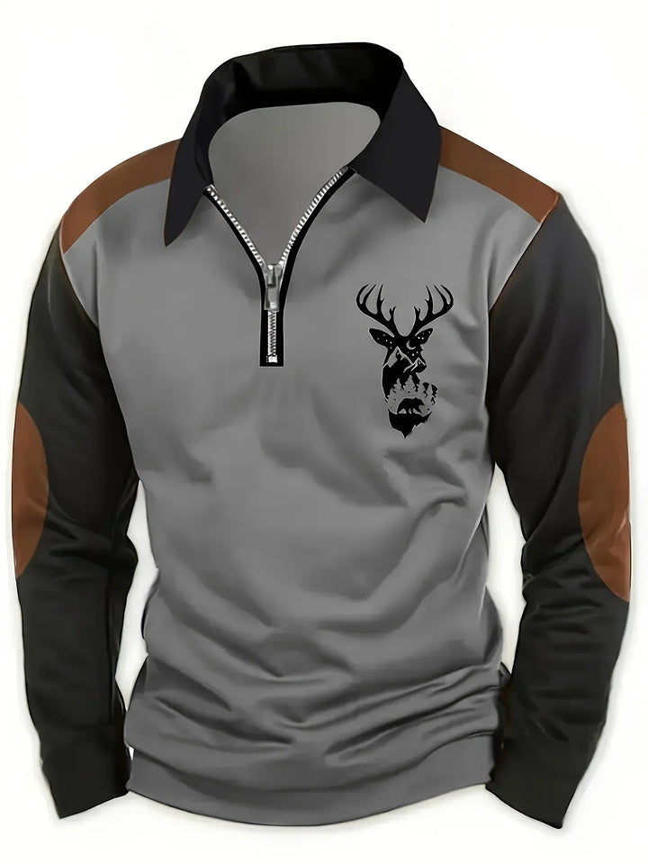 Maglione con zip vintage