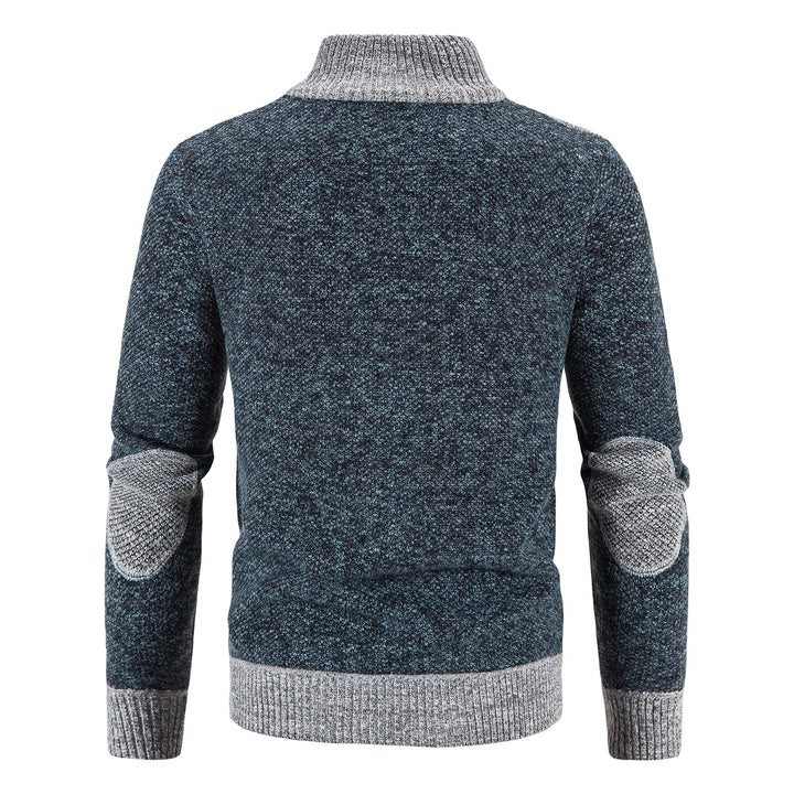 Cardigan elegante in maglia con zip