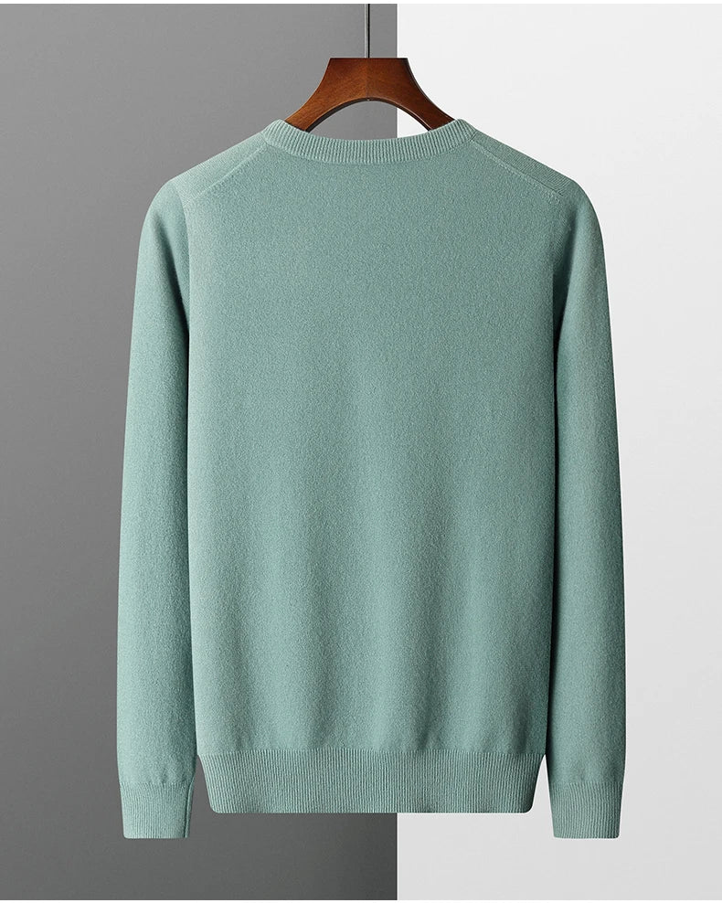 Maglione in lana con scollo a V