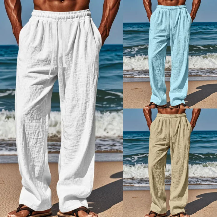 Comodi pantaloni di lino