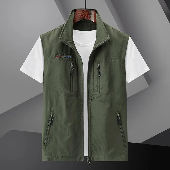 Cardigan impermeabile multitasche