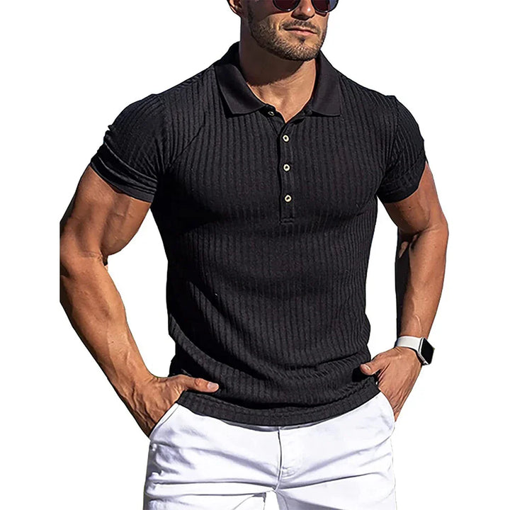 Polo elegante a righe