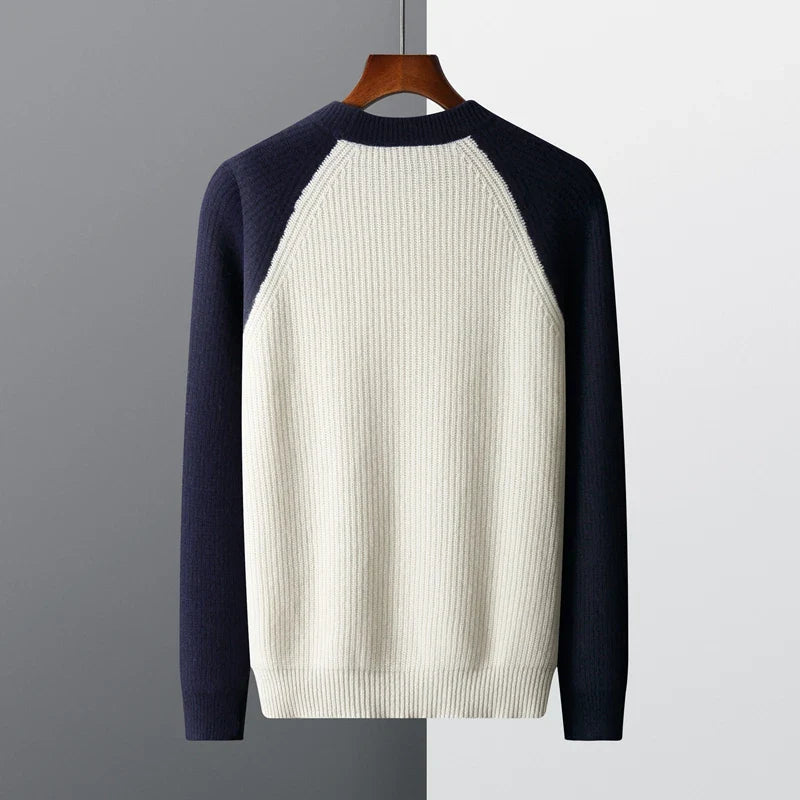 Maglione classico in lana merino