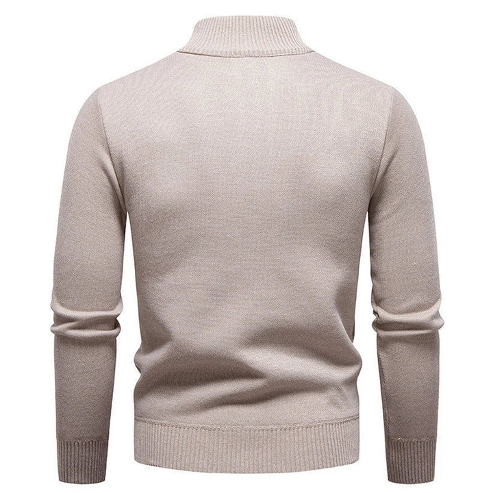 Maglione vintage lavorato a maglia con zip