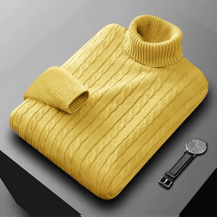 Maglia a collo alto da uomo premium