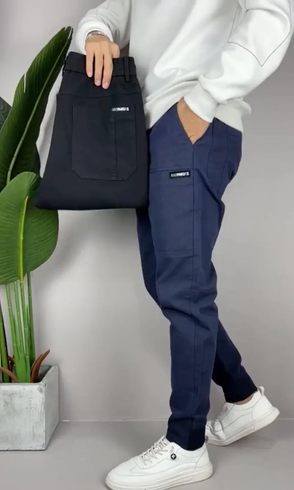 Pantaloni cargo eleganti