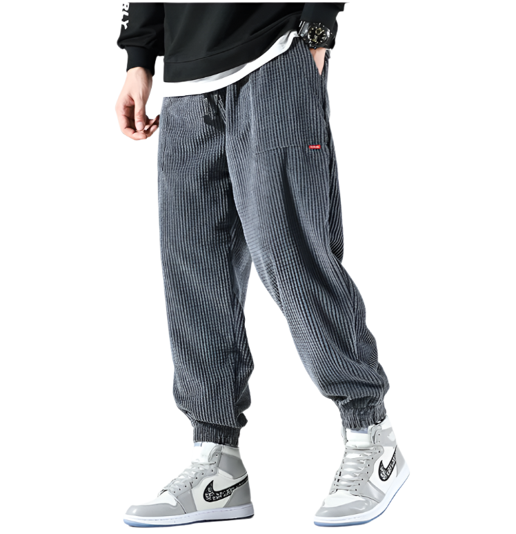Pantaloni di velluto a coste Alloro