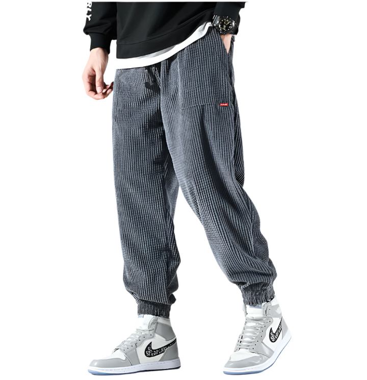 Pantaloni di velluto a coste Alloro