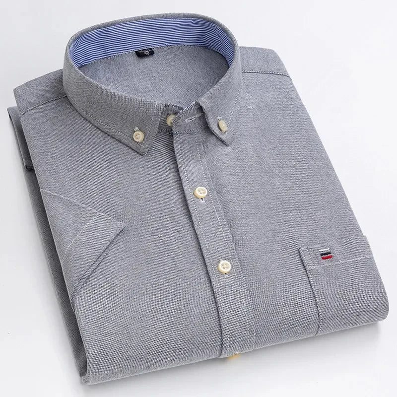 Givalli - Camicia da uomo in cotone elegante