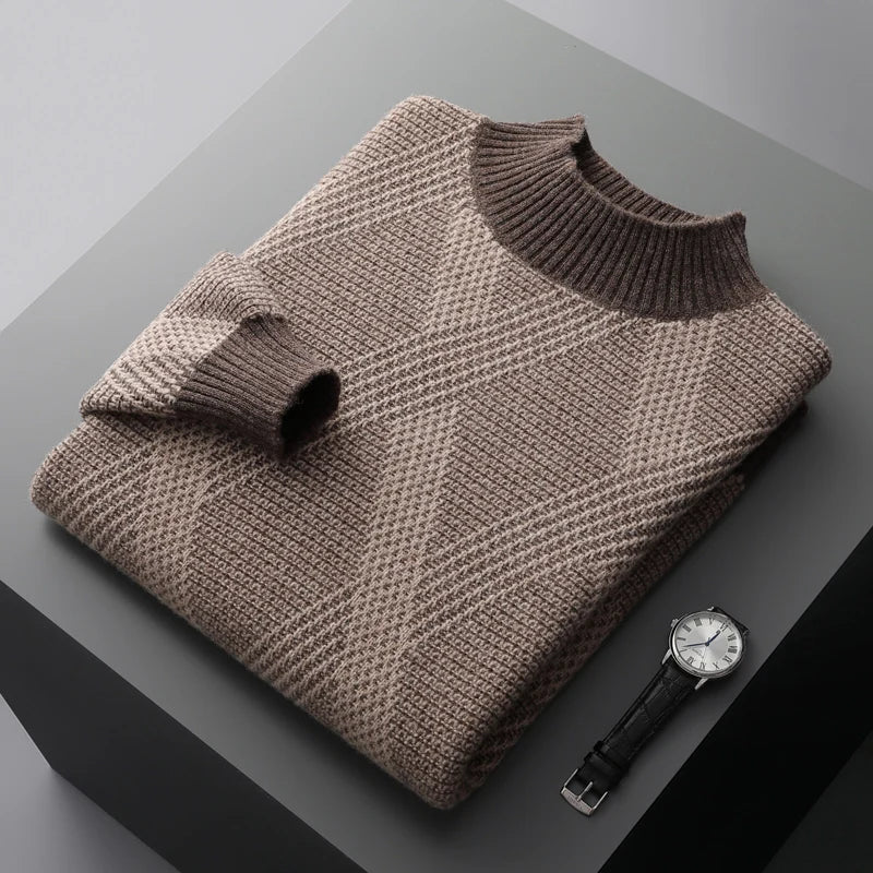 Maglione in cashmere con collo alto Cuzco