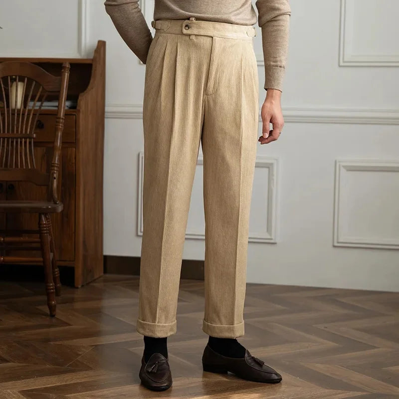 Pantaloni di velluto a coste premium