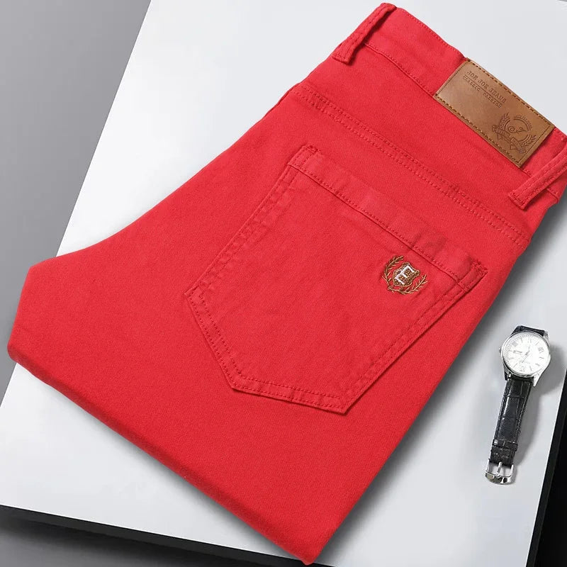 Eleganti jeans elasticizzati in denim