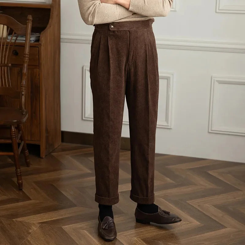 Pantaloni di velluto a coste premium