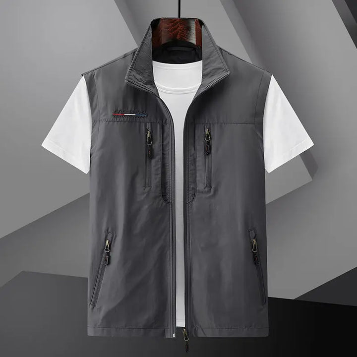 Cardigan impermeabile multitasche