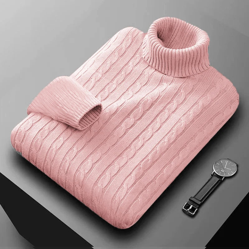 Maglia a collo alto da uomo premium
