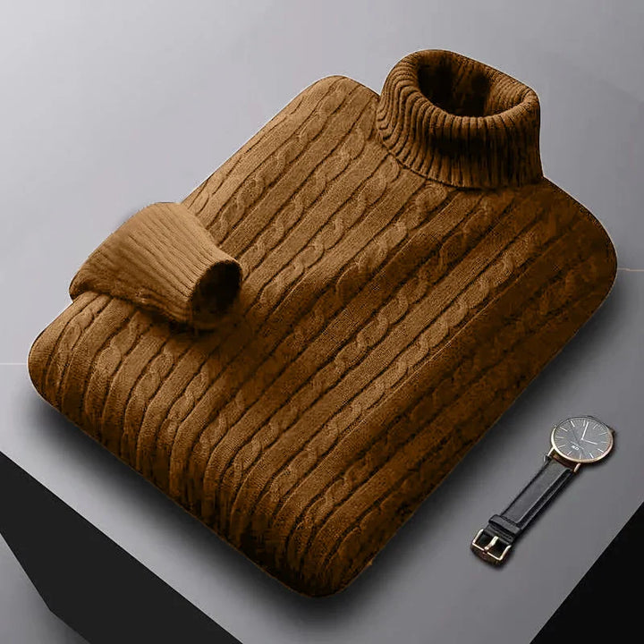 Maglia a collo alto da uomo premium
