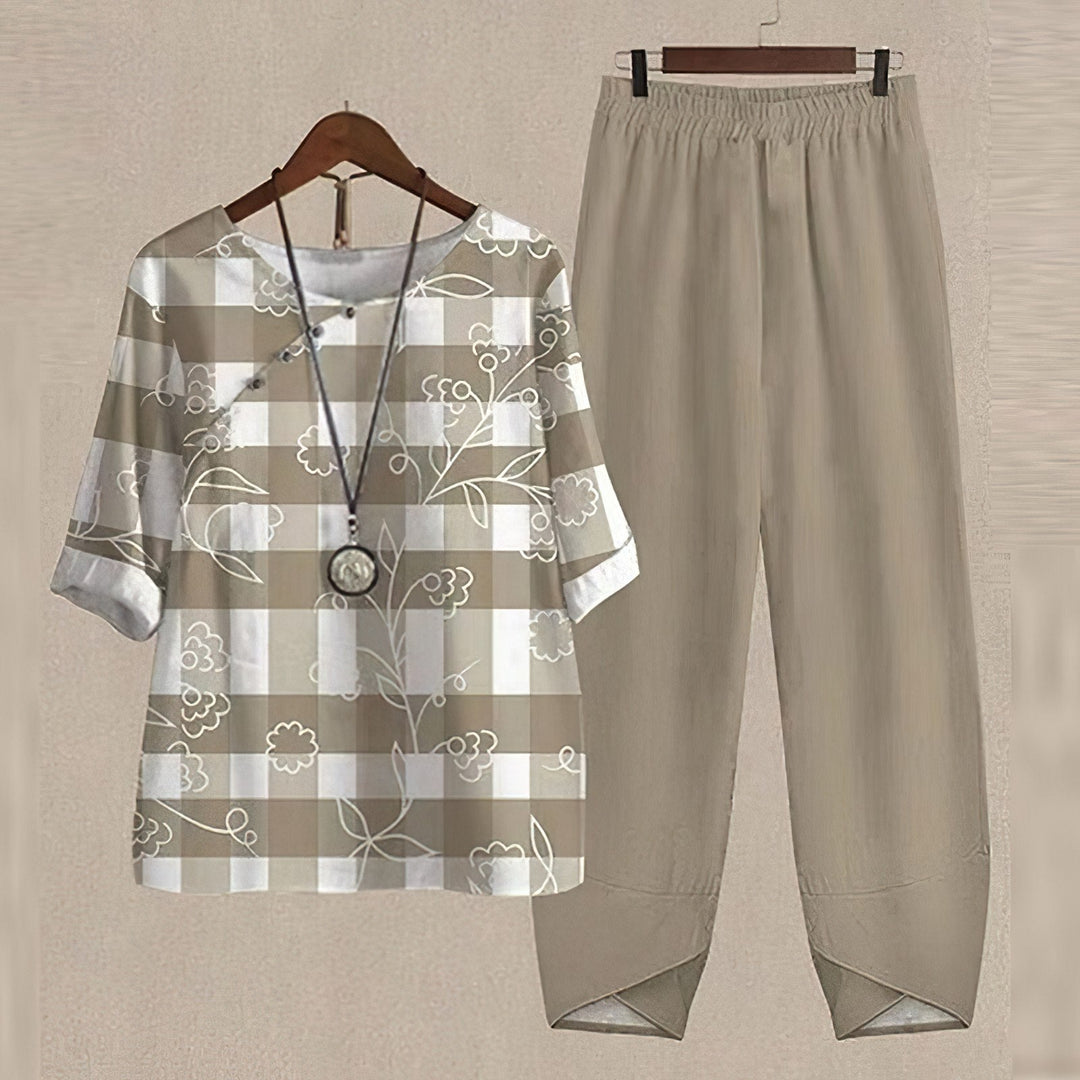 Lilou | Completo camicia e pantaloni comodi e chic