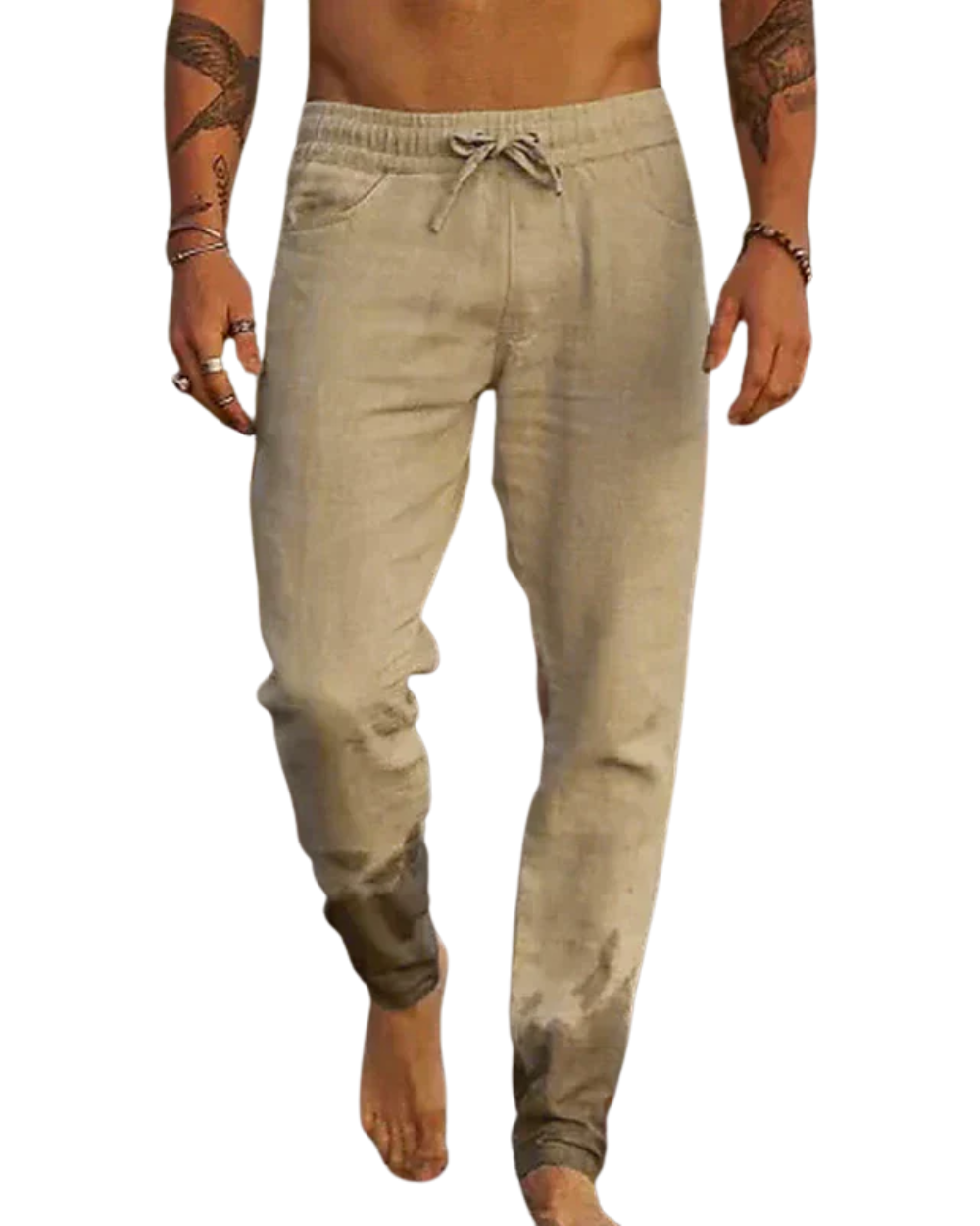 Pantaloni da spiaggia in lino