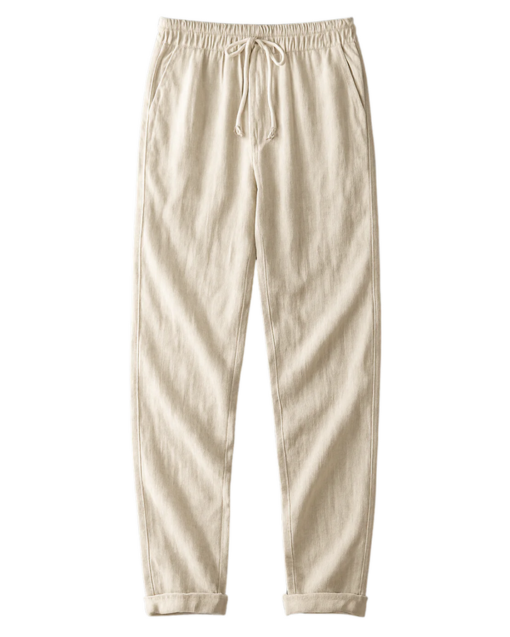 Pantaloni di lino alla moda
