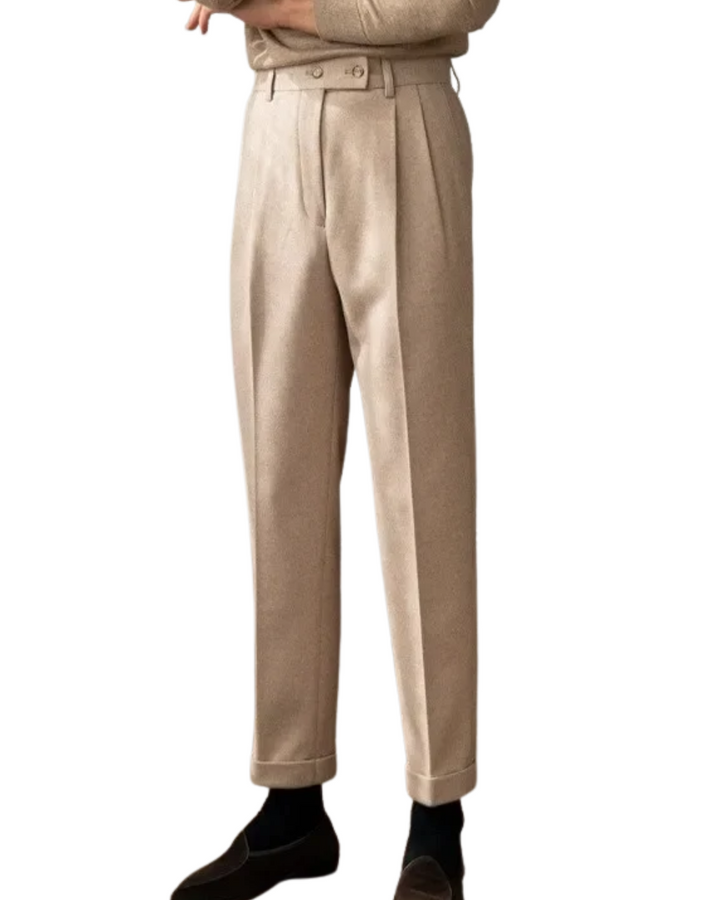 Pantaloni chic a vita alta
