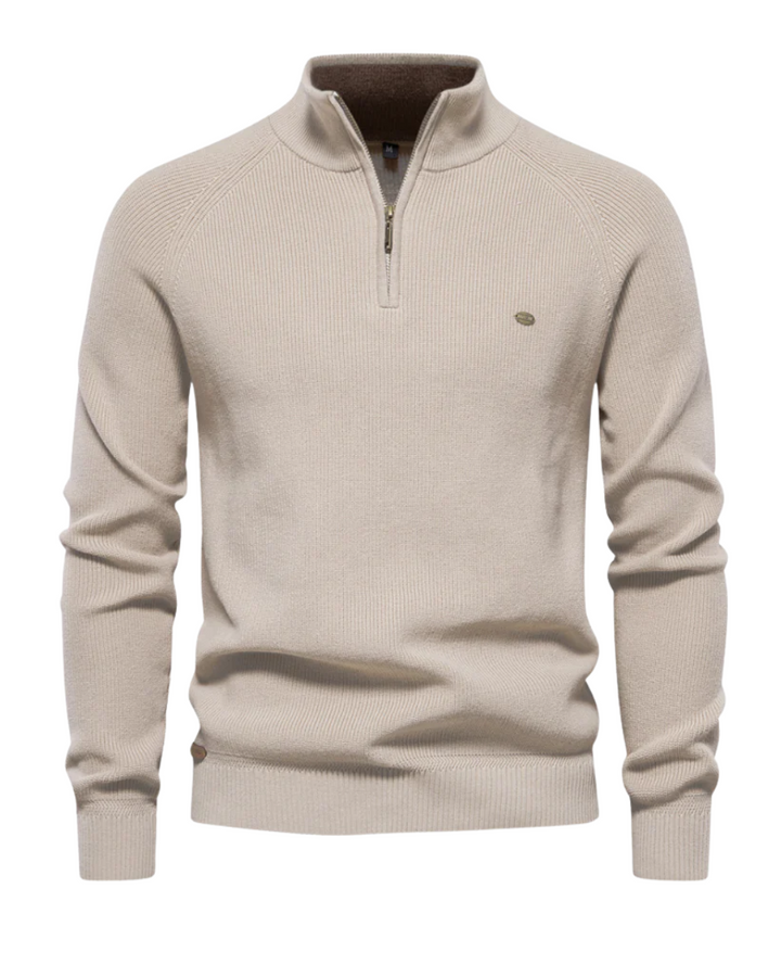Maglione con zip di lusso